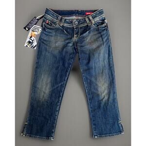 Miss Sixty Women’s Capri Denim Jeans Made In Italy Size 28